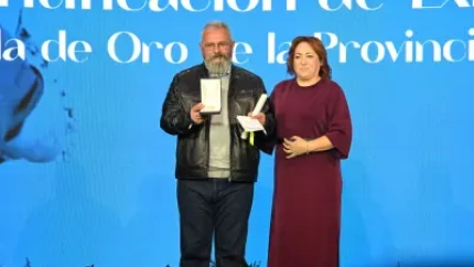Entrega del galardón de la Diputación