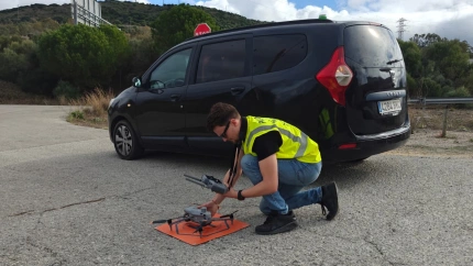 Drones para inspeccionar la red de carreteras