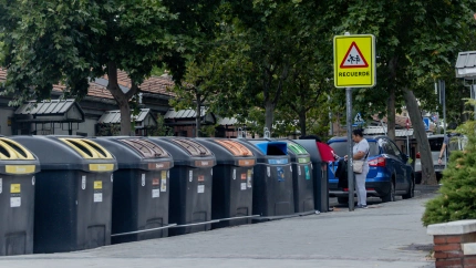 Contendores de basura en Madrid