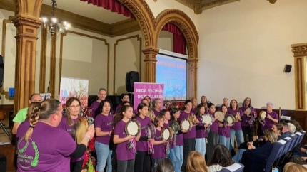 As pandereteiras de Loureiro abriron este aniversario