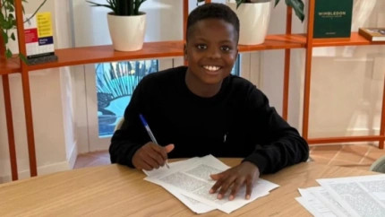 El joven jugador de apenas 12 años ya tiene un contrato profesional con Nike.