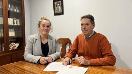 Olvido Moratinos y Marcos Lera