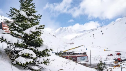 Base de la estación de Astún (Valle del Aragón)
