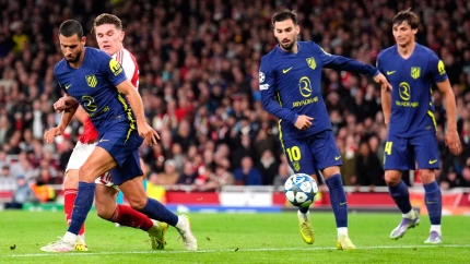 Imagen del Arsenal-Atlético de Madrid del pasado 21 de octubre en el Emirates