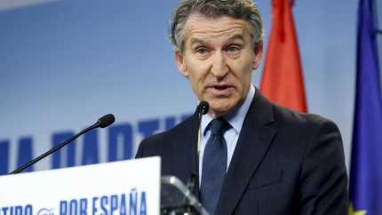 El líder del PP, Alberto Núñez Feijóó