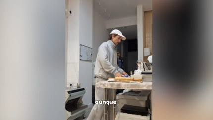 Marcos Díaz, panadero, en el vídeo