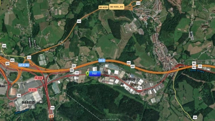 El accidente tuvo lugar en Berriz