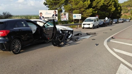 Accidente de circulación en Almenara (imagen de archivo)