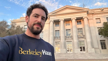 Eric García en una de sus visitas a EEUU.