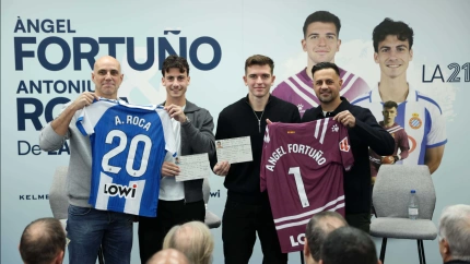 Roca y Fortuño, junto a Moisés Hurtado y Javi Márquez