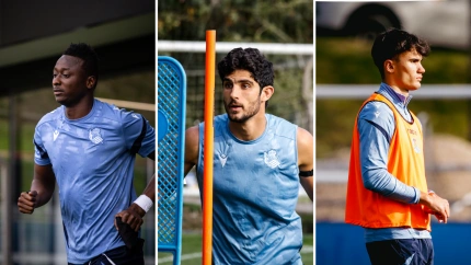 Umar Sadiq, Gonçalo Guedes y Gorka Carrera