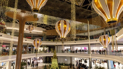 Alumbrado de Navidad en Marineda City, A Coruña