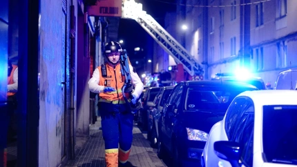 Incendio en la Calle San Isidoro (A Coruña)