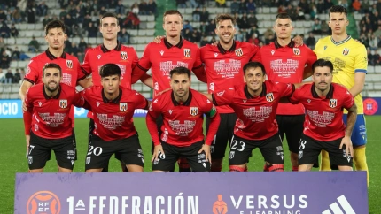 Equipo del Mérida en A Malata