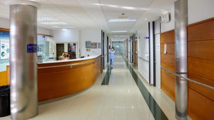 Fotografía recurso de recepción de hospital