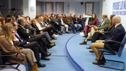 El presidente del PP en Castilla y León, Alfonso Fernández Mañueco, ha explicado la situación de los nueve ejes