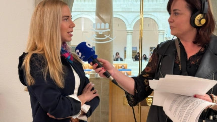 La presidenta del Parlamento de La Rioja, Marta Fernández Cornago