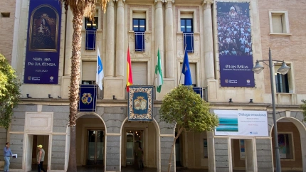 (Foto de ARCHIVO)Balcones de la Diputación de Huelva engalanados para recibir a la Virgen de la Cinta durante su procesión.REMITIDA / HANDOUT por DIPUTACIÓN DE HUELVAFotografía remitida a medios de comunicación exclusivamente para ilustrar la noticia a la que hace referencia la imagen, y citando la procedencia de la imagen en la firma06/9/2023