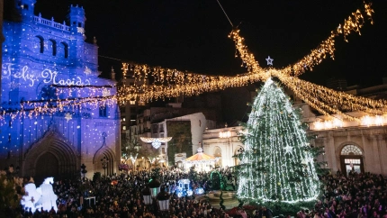 Encendido de la iluminación de Navidad en Castellón en 2024