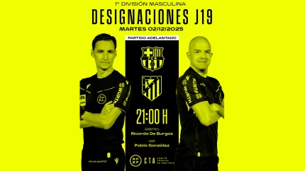 De Burgos Bengoetxea y González Fuertes dirigirán el Barça-Atlético de Madrid