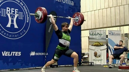 El motrileño Cayetano Moriche en pleno esfuerzo