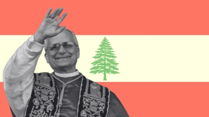 El Papa se reúne con los jóvenes ante el Patriarcado de Antioquía de los Maronitas