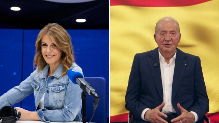 Pilar García Muñiz y el Rey Juan Carlos I en el vídeo