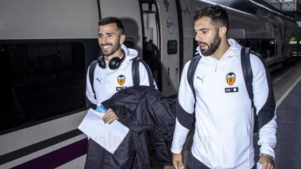 El Valencia CF ha dormido hoy en Madrid