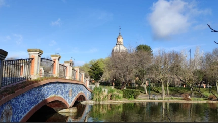 Panorámica de Talavera con la Basílica del Prado al fondo