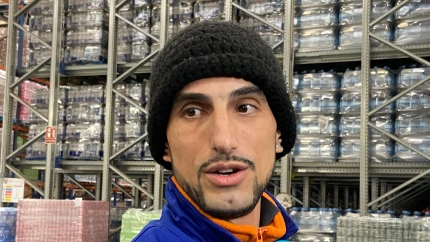 Jesús, uno de los participantes en el programa Retorna Cualifica Emprego, trabaja en Gadis