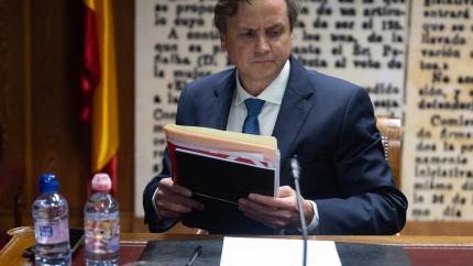 El director general de Obras Públicas e Infraestructuras de Navarra, Pedro Andrés López