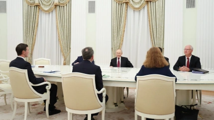 El presidente ruso, Vladimir Putin, se reúne con el enviado especial de Estados Unidos, Steve Witkoff.