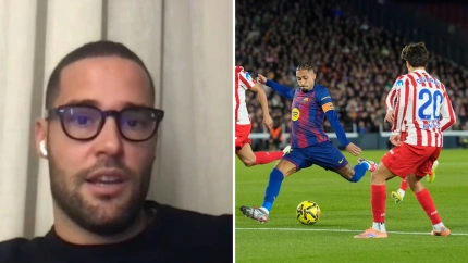Mario Suarez y la derrota del Atleti en el Camp Nou