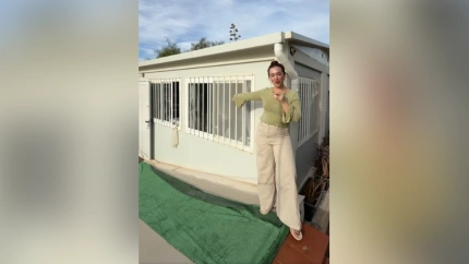 Esther, en el vídeo