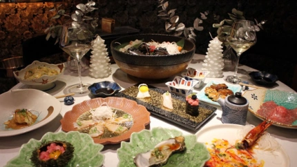 Cena de empresa de Navidad