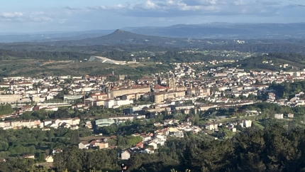Santiago de Compostela desde el Monte Pedroso