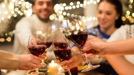 Reunión con brindis