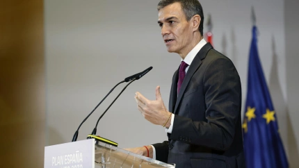 El presidente del Gobierno, Pedro Sánchez