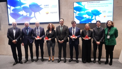 Foto de familia de los premiados