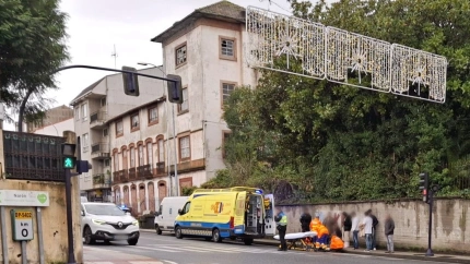 El incidente se produjo en la intersección de la carretera de Castilla con la Avenida Souto Vizoso