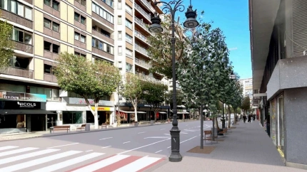 La futura calle Colón