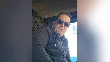 Antonio Mezquita, camionero, en el vídeo