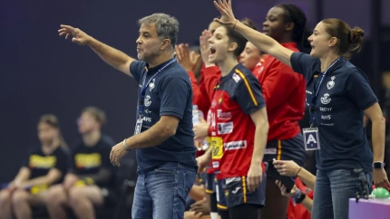 El banquillo español celebrando un gol contra Islandia