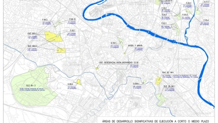 Así es el planeamiento de los desarrollos urbanístico de Zaragoza
