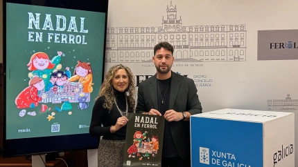 Martina Aneiros y Arán López presentaron las actividades navideñas