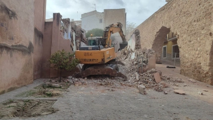 Comienzan las obras de la nueva zona ajardinada de Segorbe