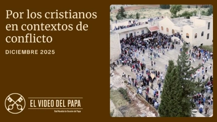 El Papa pide por la paz en su intención de oración para diciembre