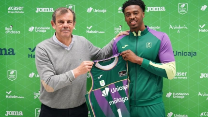 Audige llevará el dorsal 1 en el Unicaja de Málaga.