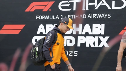 Lando Norris, en el GP de Abu Dabi en F1