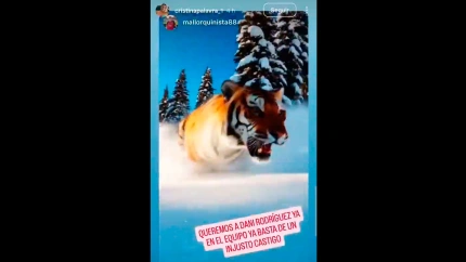 La polémica publicación de la mujer del jugador del Mallorca Dani Rodríguez